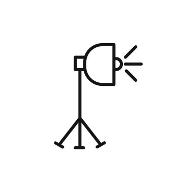 fotoğrafçılık aydınlatma simgesi vektör logosu web uygulaması ui için koleksiyon