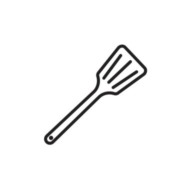 spatula simgesi vektör logosu web uygulaması ui için koleksiyon