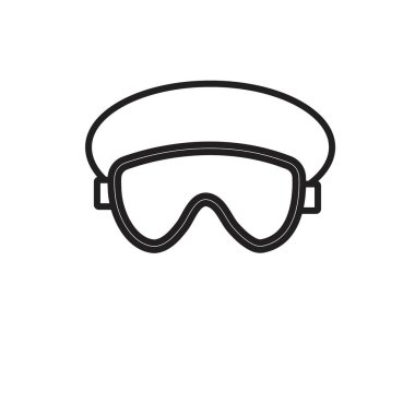 Yüzen Gözlük simgesi vektör logosu web uygulaması ui için koleksiyon