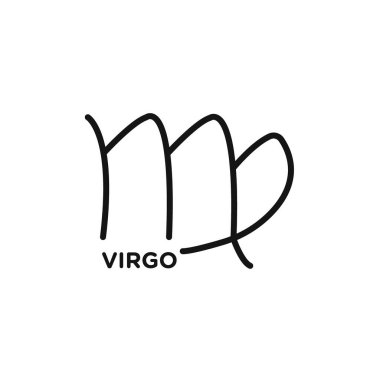 Web uygulaması için başak burcu simge vektör logosu koleksiyonu