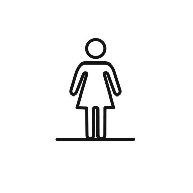 Web uygulaması için kadın simge vektör logosu koleksiyonu