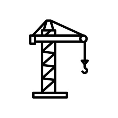 Web uygulaması ui için vinç simgesi vektör logosu koleksiyonu
