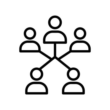 Web uygulaması ui için modern takım çalışması simgesi vektör logo kümesi koleksiyonu