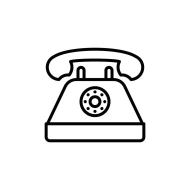 Web uygulaması için eski telefon simgesi vektör logosu koleksiyonu