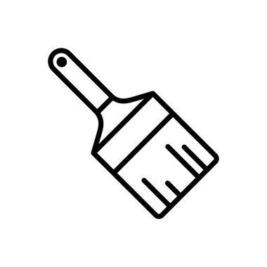 Web uygulaması ui için boya fırçası simgesi vektör logosu koleksiyonu