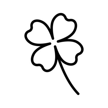 Saint Patrick Yaprak yonca simge vektör logosu web uygulaması için koleksiyon