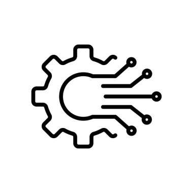 Web uygulaması için teknoloji simgesi vektör logosu koleksiyonu