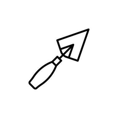 Web uygulaması için Trowel simgesi vektör logosu koleksiyonu