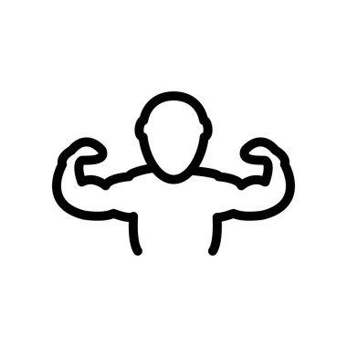 Güven simgesi logo işareti vektör ana hatları siyah ve beyaz