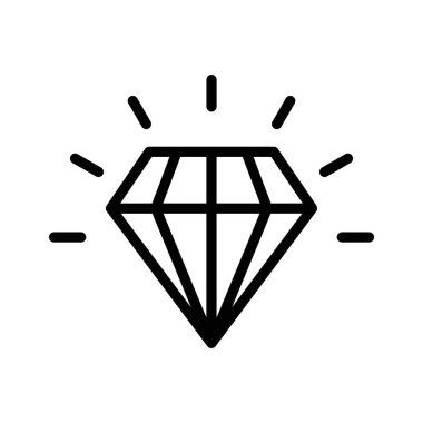 Değer simgesi logo işareti vektör ana hatları siyah ve beyaz