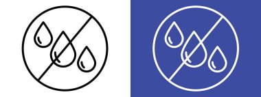 Sızdırma işareti işareti işareti siyah ve beyaz çizgisi yok