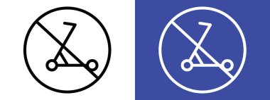 Mobiletler siyah ve beyaz renkte işaretli vektör çizgisi imzalamaz