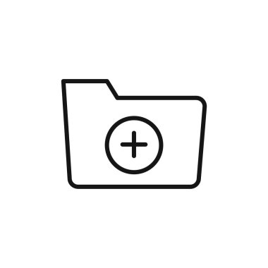 Dizin simgesi logo işareti vektör ana hatlarını siyah ve beyaz olarak ekle