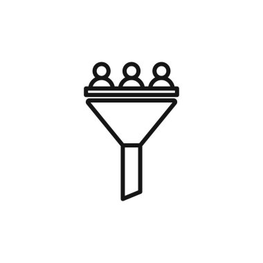 Öncü dönüştürme simgesi logo işareti vektör ana hatları siyah ve beyaz