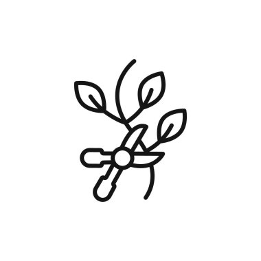 Simge simgesi logosu simgesi taşıyıcı ana hatları siyah ve beyaz renkle budarken