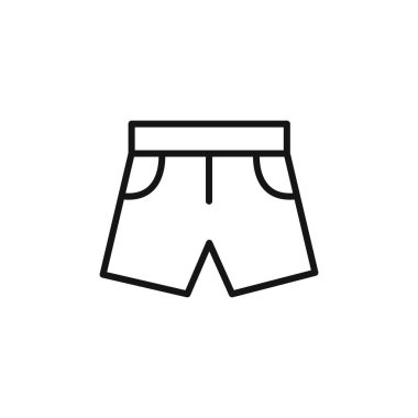 Simge logosu işaret vektör anahatlarını siyah ve beyaz renkte kısaltır