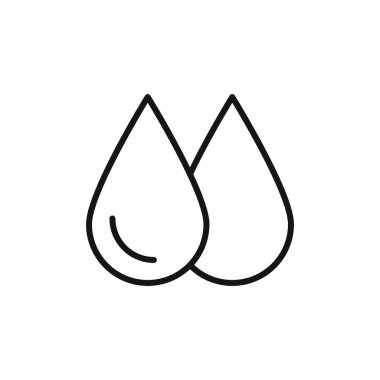 Cilt bakım simgesi simgesi işareti vektör ana hatları siyah ve beyaz