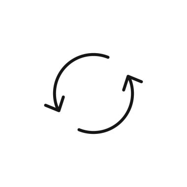 Simge logo işareti vektör ana hatlarını siyah ve beyaz renkle değiştir