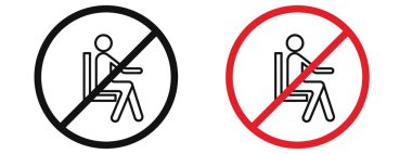 İmza Vektör sembolüne oturmayın veya koleksiyonu siyah ve beyaz olarak imzalamayın