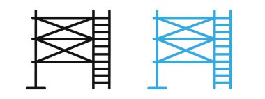 Simge Vektör sembolü ya da imza koleksiyonu siyah ve beyaz ana hatlarıyla yapılandırılıyor