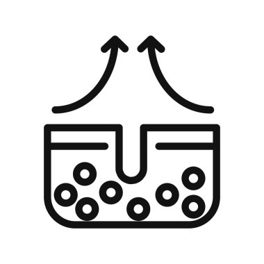 Cilt iyileştirici simge ya da imza koleksiyonu siyah ve beyaz ana hatlarla ayarlandı