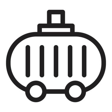 Kompresör simgesi Vektör sembolü ya da imza koleksiyonu siyah ve beyaz ana hatlarıyla belirlendi