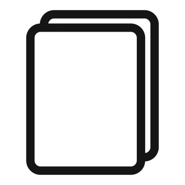 Simge Vektör sembolünü kopyala ya da imza koleksiyonunu siyah ve beyaz ana hatlarla oluştur