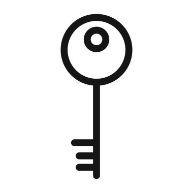 Anahtar simgesi Vektör sembolü ya da imza koleksiyonu siyah ve beyaz ana hatlarıyla belirlendi