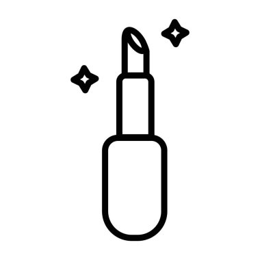 ruj simgesi vektör sembolü ya da imza koleksiyonu siyah ve beyaz ana hatlarıyla belirlendi