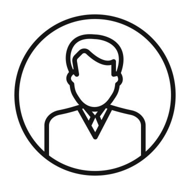 İnsan simgesi vektör sembolü ya da imza koleksiyonu siyah ve beyaz ana hatlarıyla belirlendi