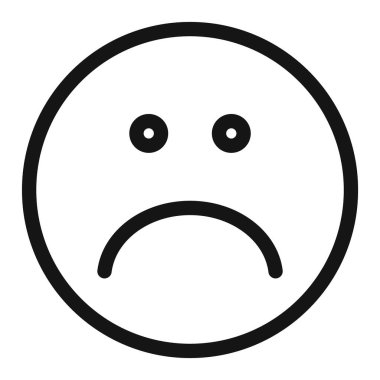 Üzücü simge vektörü sembolü ya da imza koleksiyonu siyah ve beyaz ana hatlarıyla belirlendi