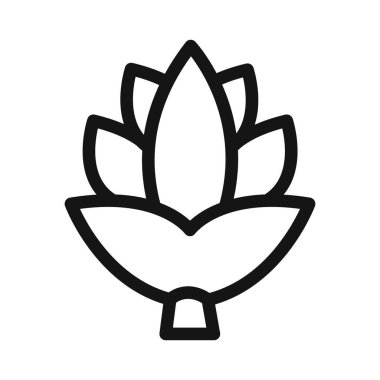 enginar simgesi vektör sembolü ya da imza koleksiyonu siyah ve beyaz ana hatlarıyla belirlendi