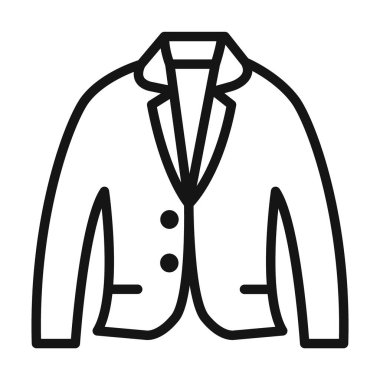 Blazer simge vektörü sembolü ya da imza koleksiyonu siyah ve beyaz ana hatlarıyla belirlendi