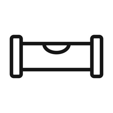 kabarcık seviye simge vektör sembolü veya imza koleksiyonu siyah ve beyaz ana hatlarıyla belirlendi