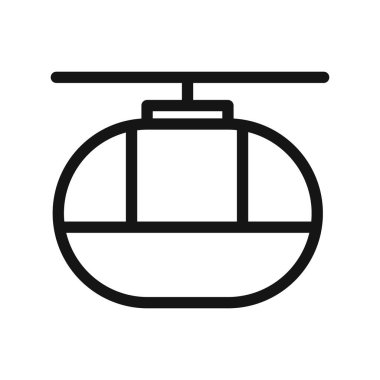 kablo yolu füniküler vektör sembolü ya da imza koleksiyonu siyah ve beyaz ana hatlarıyla belirlendi
