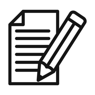 Simge Vektörü simgesi ya da imza koleksiyonunu siyah ve beyaz ana hatlarla kopyala