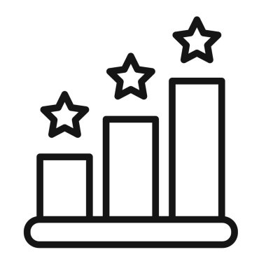 Müşteri ürün derecelendirme vektörü sembolü veya imza koleksiyonu siyah ve beyaz ana hatlarıyla belirlendi