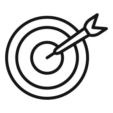 Dart simgesi vektör sembolü ya da imza koleksiyonunu siyah ve beyaz ana hatlarla belirler