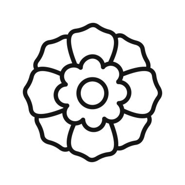 dianthus simge vektörü sembolü ya da imza koleksiyonu siyah ve beyaz ana hatlarıyla belirlendi