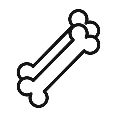 Köpek kemiği ikonu taşıyıcı sembolü ya da imza koleksiyonu siyah ve beyaz ana hatlarıyla belirlendi