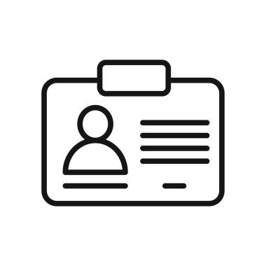 Kart simgesi simgesi veya imza koleksiyonu siyah ve beyaz ana hatlarıyla belirlendi