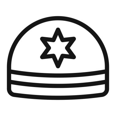 Kippah simge taşıyıcı sembolü ya da imza koleksiyonu siyah ve beyaz ana hatlarıyla belirlendi