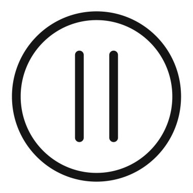 Simge Vektörü simgesini veya imza koleksiyonunu siyah ve beyaz ana hatlarla duraklat