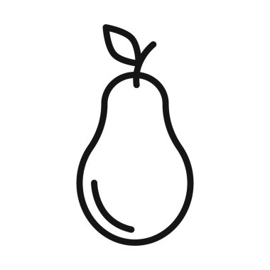 Armut simgesi vektör sembolü ya da imza koleksiyonu siyah ve beyaz ana hatlarıyla belirlendi