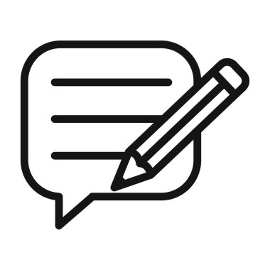 Simge Vektör simgesini gözden geçir ya da siyah ve beyaz ana hatlarıyla imzala