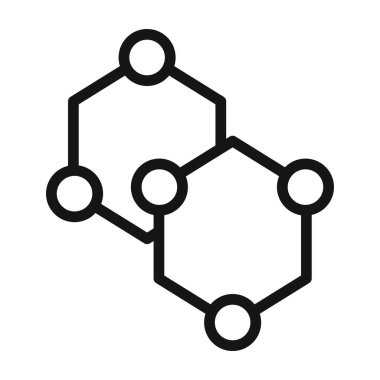 Grafik simgesi vektör sembolü veya imza koleksiyonu siyah ve beyaz ana hatlarıyla belirlendi