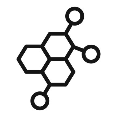 hormonlar simge vektör sembolü veya imza koleksiyonu siyah ve beyaz ana hatlarıyla belirlendi