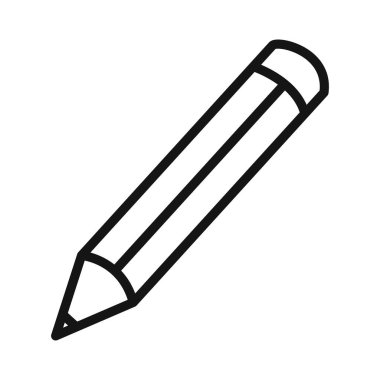 Kalem simgesi vektörü sembolü veya imza koleksiyonu siyah ve beyaz ana hatlarıyla belirlendi