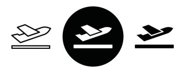 Siyah ve beyaz özet koleksiyon işareti içerisindeki Simge Siyah çizgi sanat vektörü