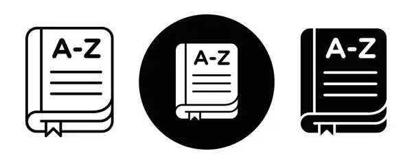 Terminoloji simgesi Siyah çizgi sanat vektörü siyah ve beyaz ana hat koleksiyon işareti